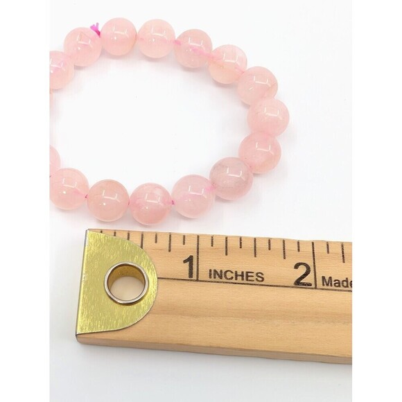 Set of 2 Bracelet Rose Quartz Amethyst Stone Bead Ethereal Mystical Celestial - Picture 9 of 9